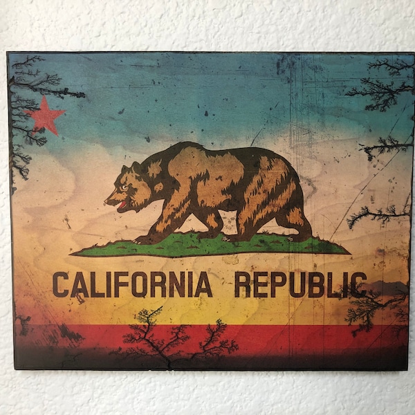 California Wood Art Etsy