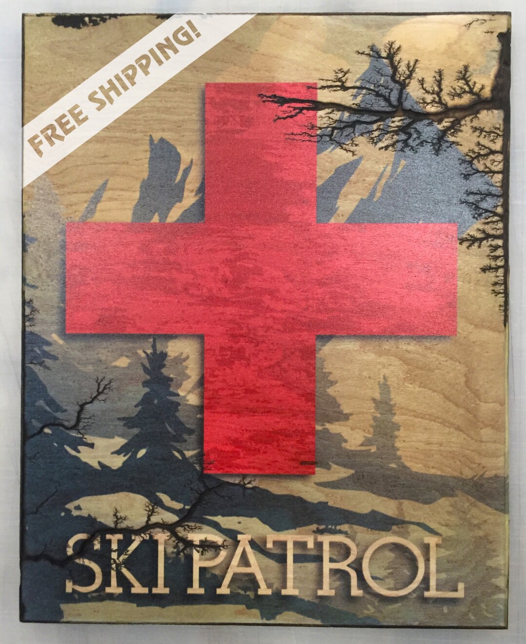 Rustic Wall Art Wood Photo Print Wood Art Decor Art Gift Wood Art Wood