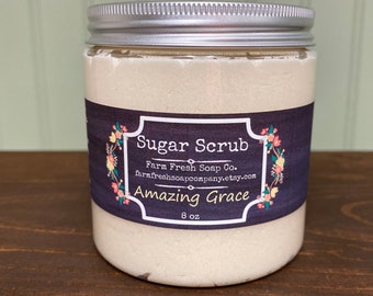 Amazing Grace Philosophy Type Sugar Scrub Foaming Lathering Sugar Scrub