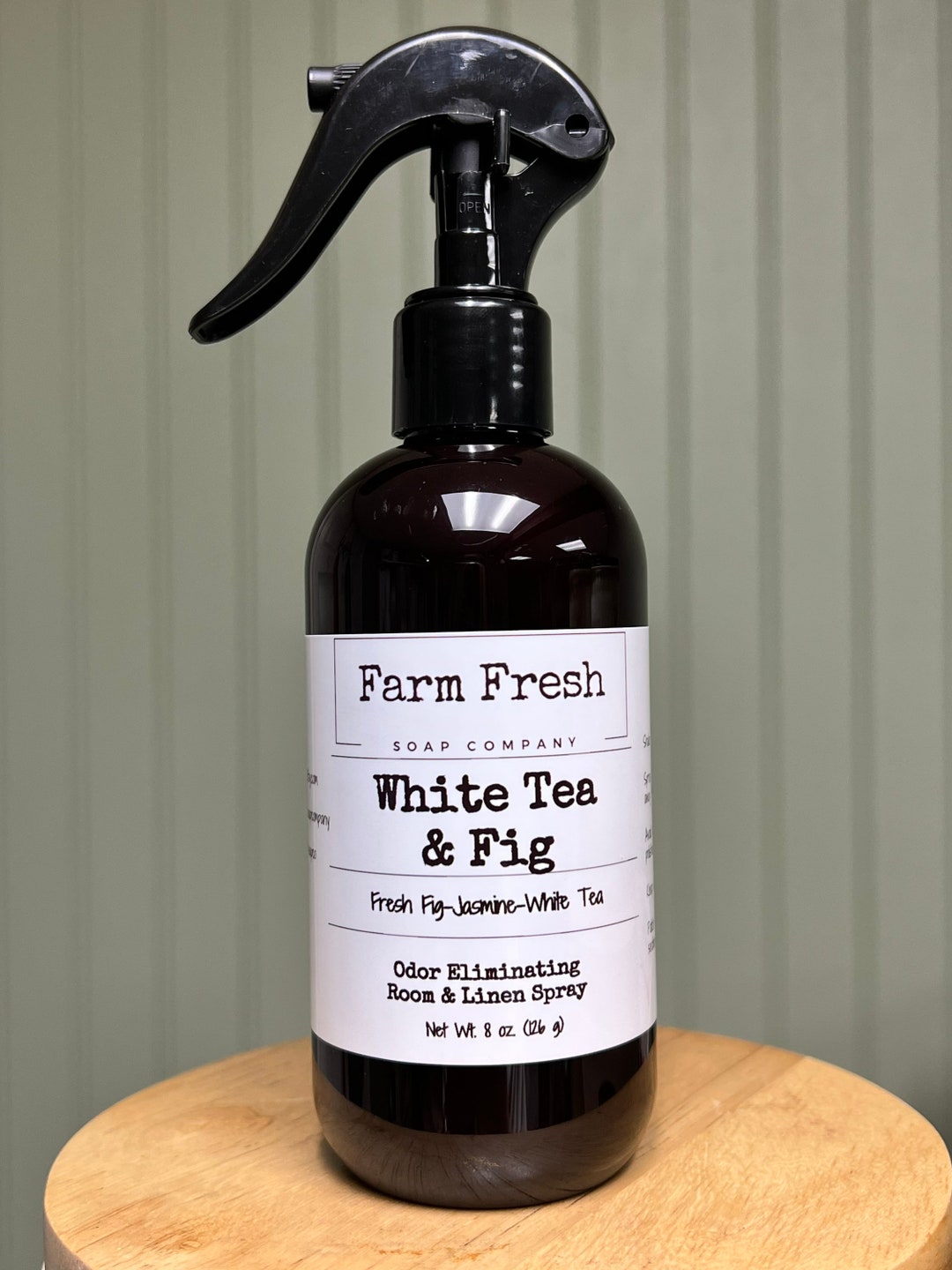 White Tea & Fig Room and Linen Spray Odor Eliminating Spray Etsy