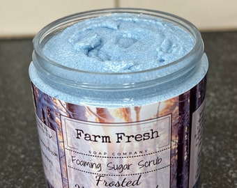 Frosted Vanilla Woods Foaming Sugar Scrub