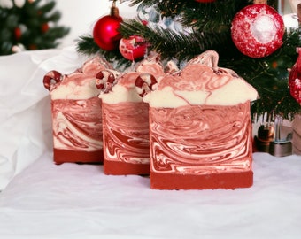 Candy Cane Artisan Soap