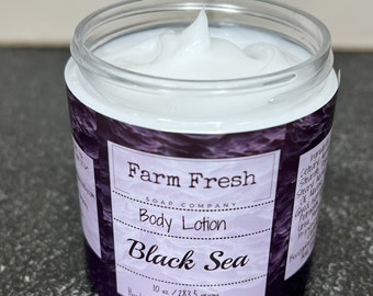 Black Sea Lotion, Unisex Lotion