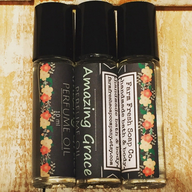 Amazing grace perfume oil roller perfume fragrance roller etsy