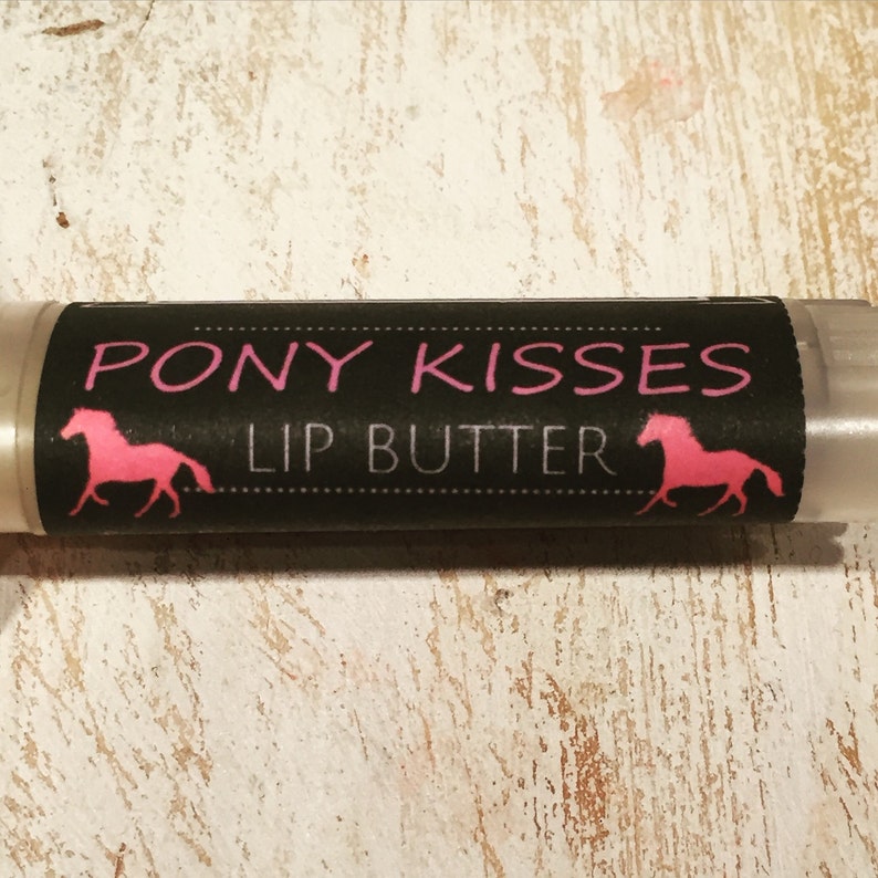 Pony Kisses Lip Butter, Horse Lover Gift, Lip Balm, Horse Chapstick, Vegan Lip, Natural Lip Balm, Organic image 4