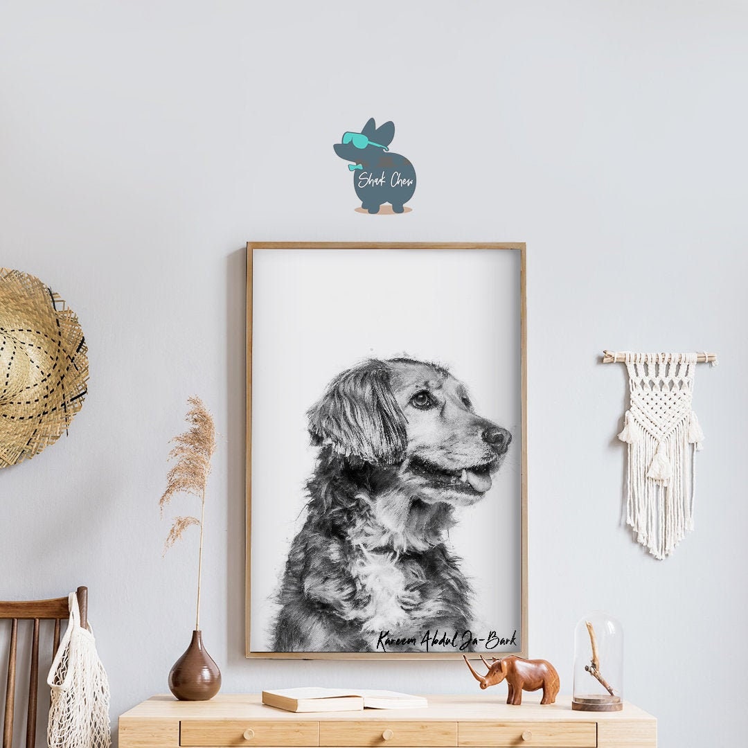 Custom Pet Gift, Dog Mum, Dog Sympathy, Custom Dog Portrait Digital, …