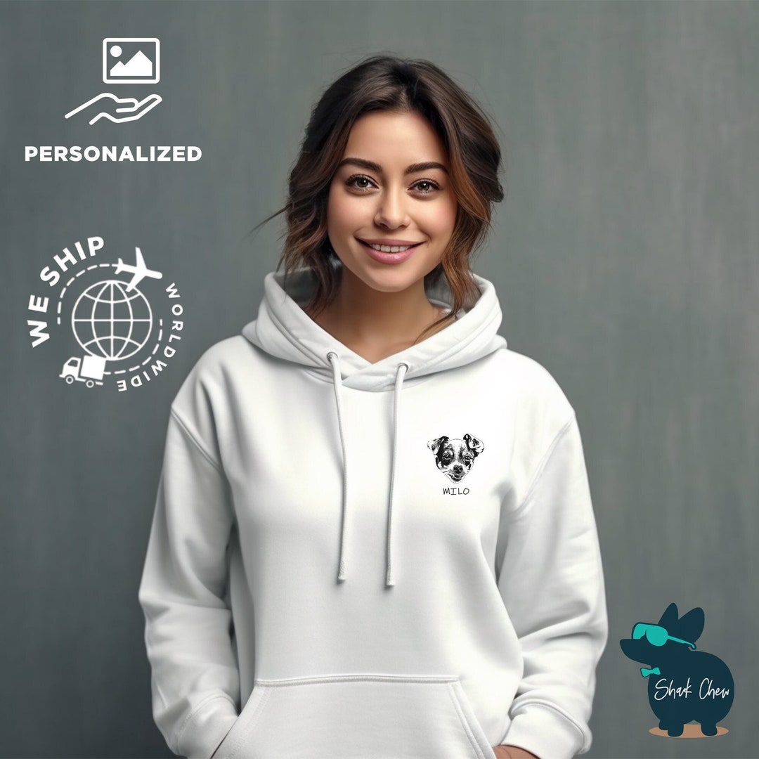 Personalized Dog Hoodie Custom Dog Portrait Hoodie Personalized Cat personalized-dog-hoodie-custom-dog-portrait-hoodie-personalized-cat