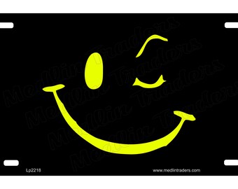 Smiley Car Tag | Etsy