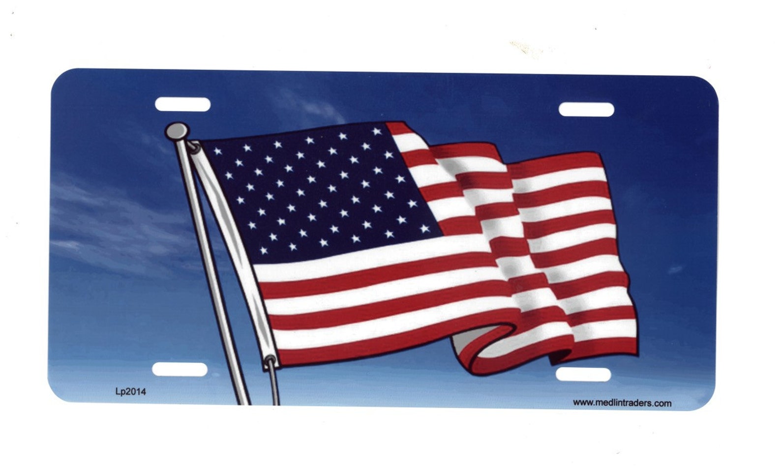 American Flag License Plate LP2014 Etsy