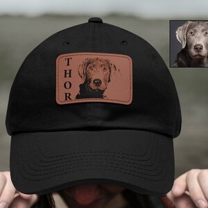 Custom Portrait Pet Hat Using Pet Photo Personalized Dog Hat Custom Cat Hat Custom Pet Cap Dog Hat Custom Dog Baseball Cap Dog Mom Hat