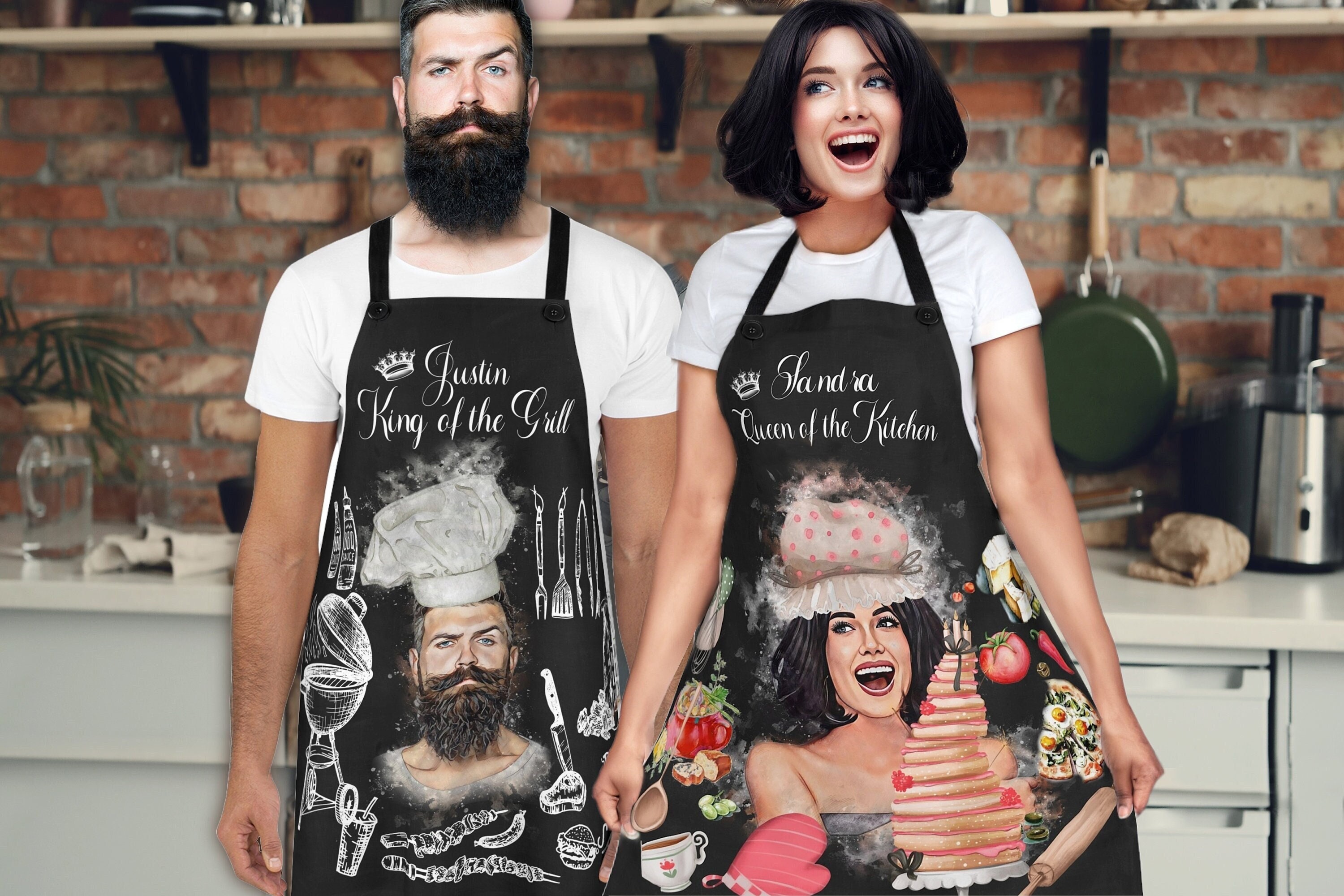 Blow the Cook Apron, Organic Cotton Funny Aprons, Man & Women Apron Dinner  BBQ Party Cooking Apron Adult Baking Accessories Funny Cooking -  Norway