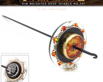 Drop Spindle No.236 - The One Spindle... to Rule the Yarn - Rim Weighted