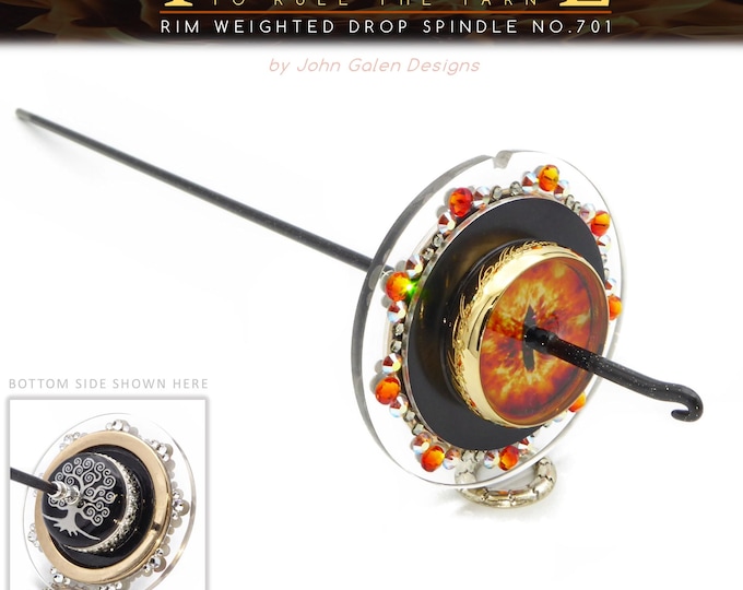 Drop Spindle No.236 - The One Spindle... to Rule the Yarn - Rim Weighted