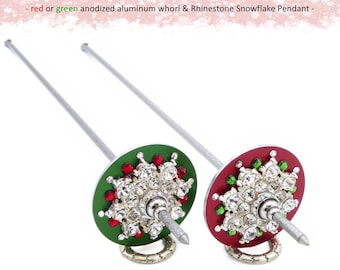 Tahkli Support Spindle No.680 - Christmas ~ Holiday Snowflake Design