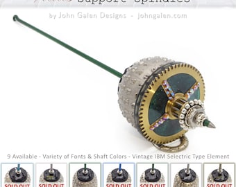 Support Spindles No.678 - Vintage IBM Selectric Typeball - 9 Available