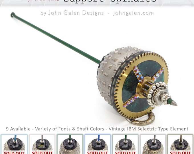 Support Spindles No.678 - Vintage IBM Selectric Typeball - 9 Available