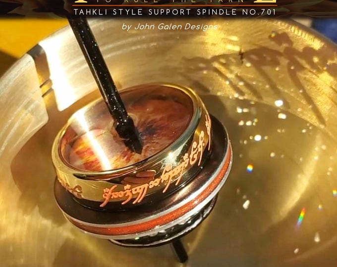 Support Spindle No.701 - the One Spindle... to Rule the Yarn - Tahkli Style