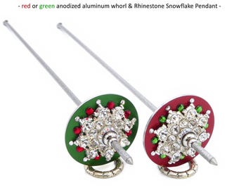 Tahkli Support Spindle No.680 - Christmas ~ Holiday Snowflake Design - FREE SHIPPING