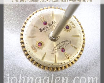 Tahkli Support Spindle No.189 - Vintage Timepiece - Circa 1960 Swiss Carlisle - Choice of 10 Shaft Colors