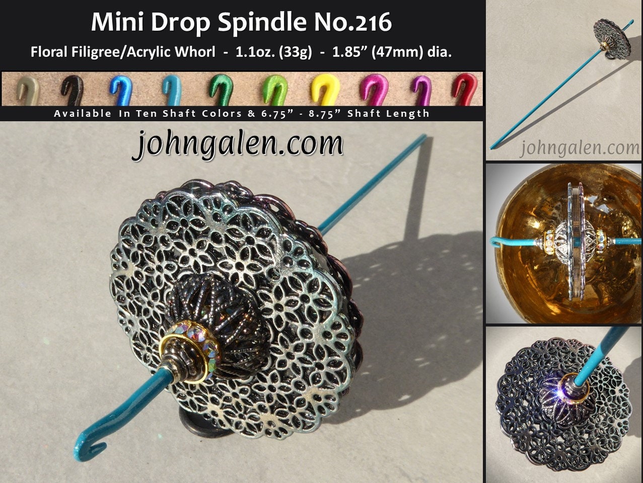 Mini Drop Spindle - TASUE Studio