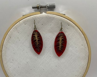 Pinecone earrings