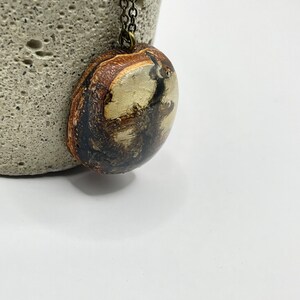 Birch bark necklace image 4