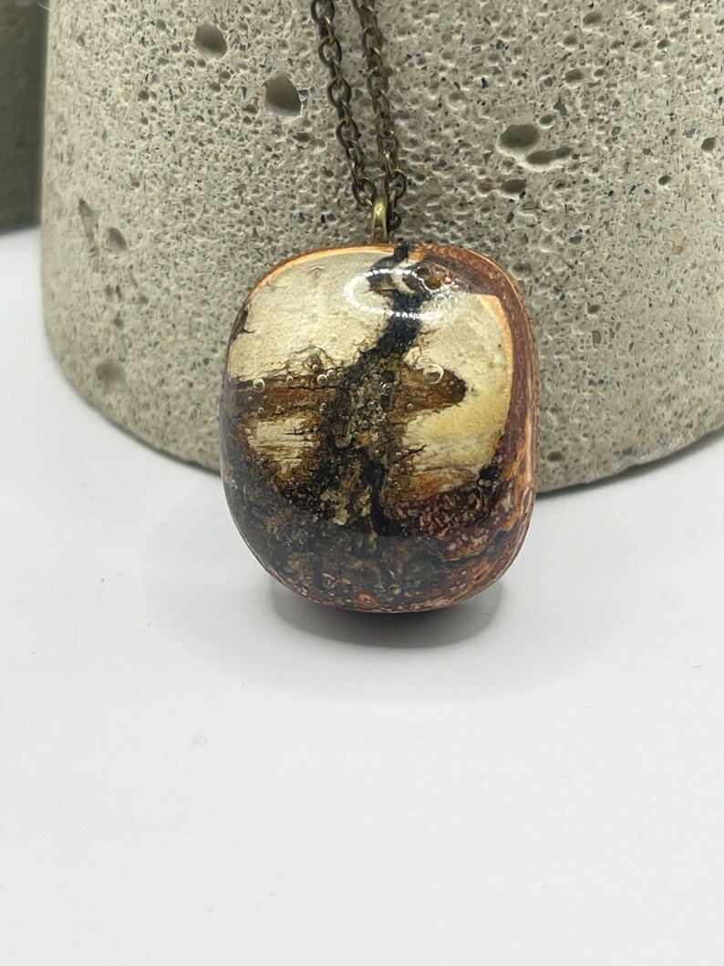 Birch bark necklace image 2