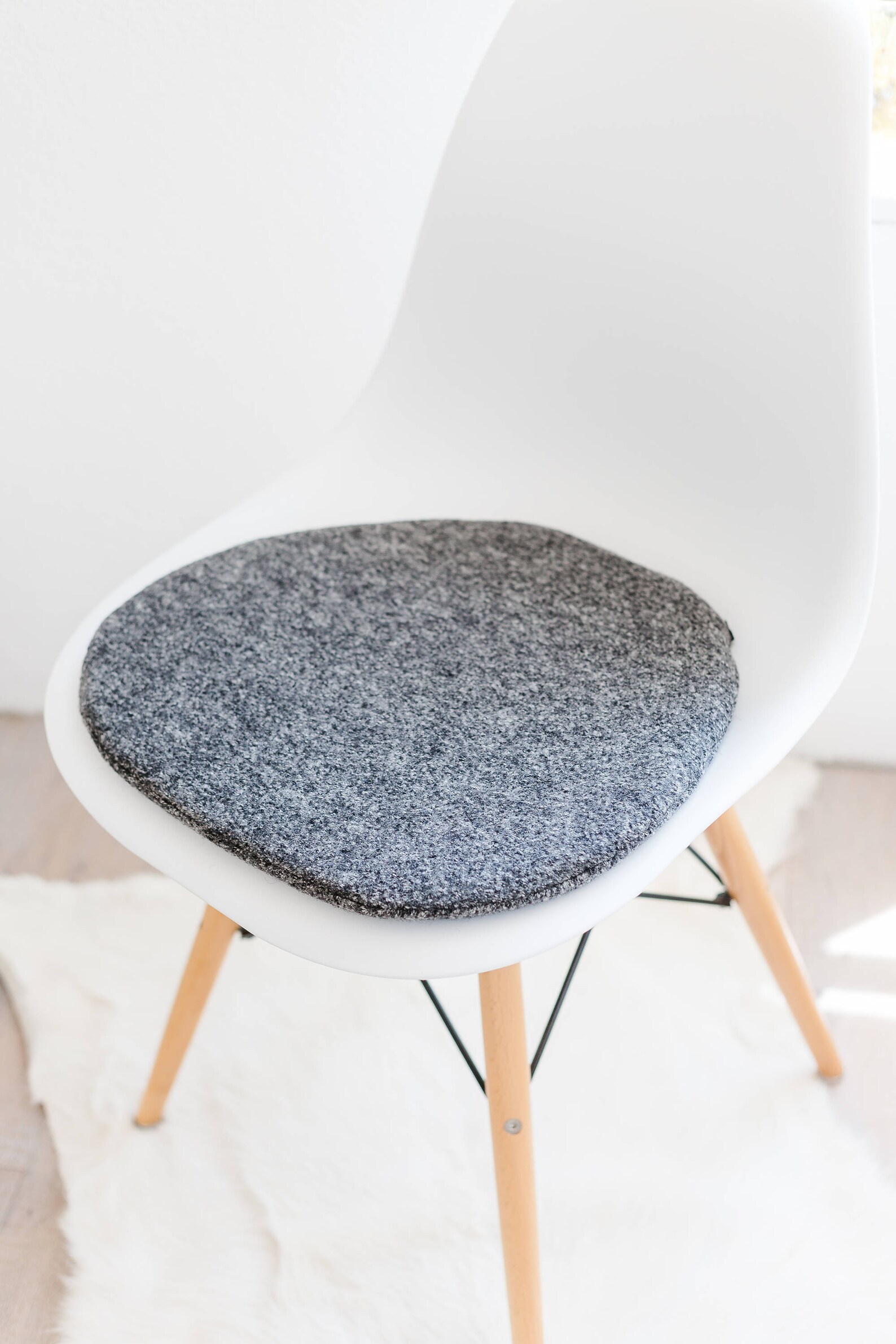 Seat cushion for Eames Chair in grey Etsy