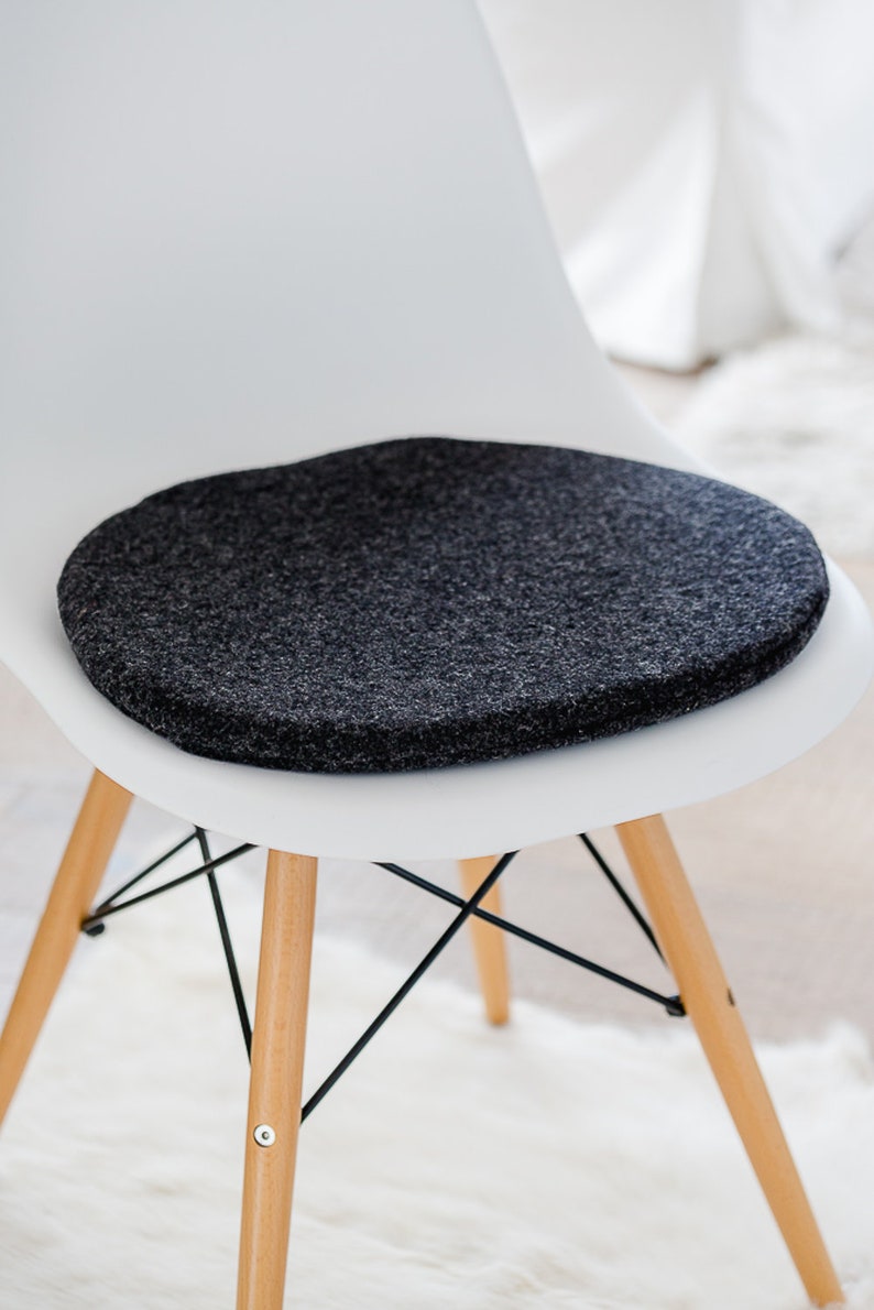 Seat cushion for Eames Chair in anthracite Etsy
