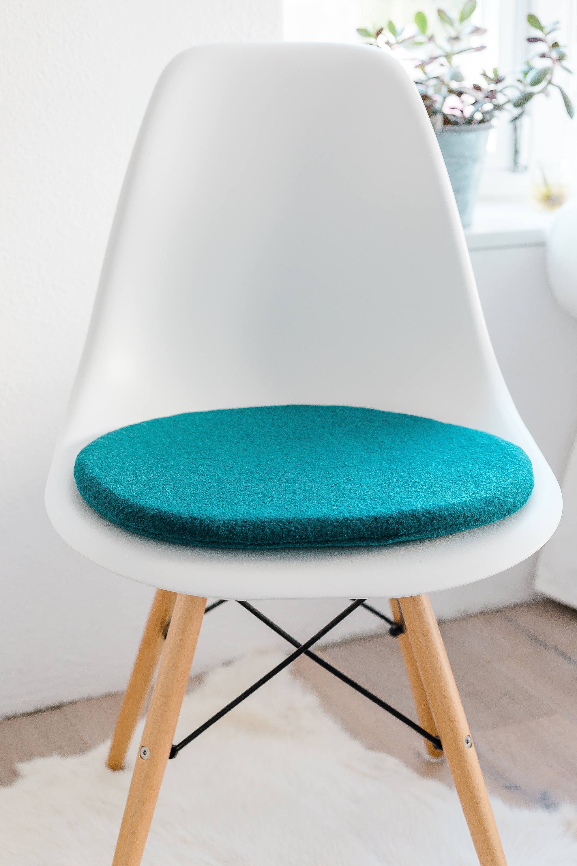 Seat cushion for Eames Chair in petrol Etsy