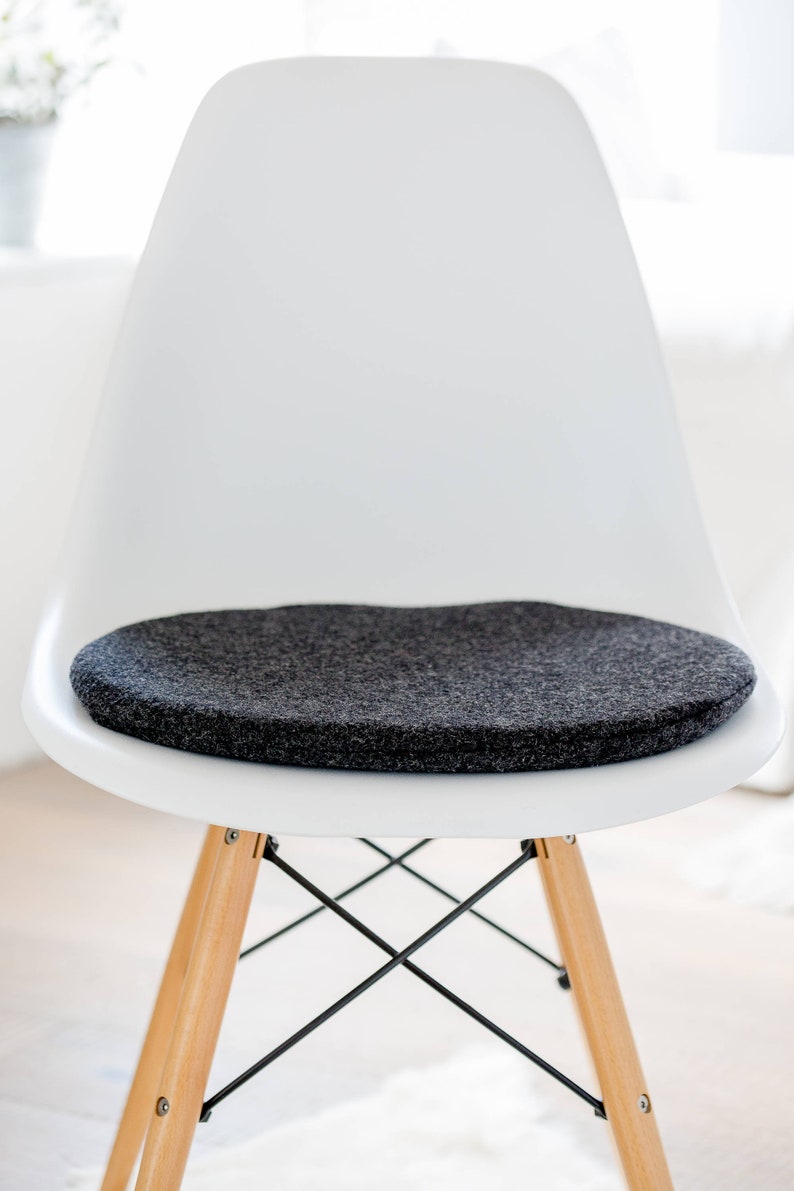 Seat cushion for Eames Chair in anthracite Etsy