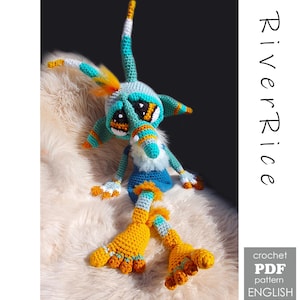 crochet pattern goblin Fern, amigurumi doll,  This crochet pattern is available in ENGLISH  (using American terms)