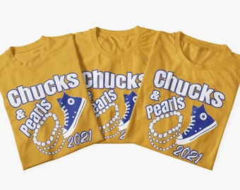 chucks and pearls moletom com capuz