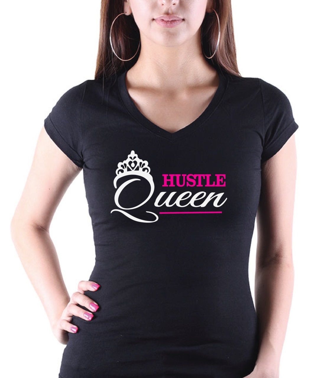 Hustle Queen T Shirt for the Hard Working Business Women - Etsy
