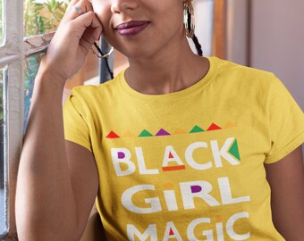 BLM - Black Girl Magic 90's Edition Shirt - Yellow