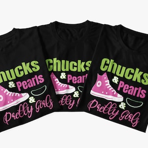 Kamala Harris AKA Chucks and Pearls and Pretty Girls Shirt
