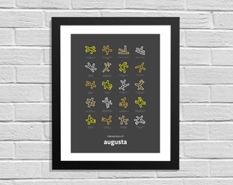 Intersections of Augusta, Georgia