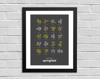 Intersections of Springfield, Massachusetts