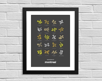 Intersections of Montreal