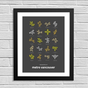Intersections de la région métropolitaine de Vancouver