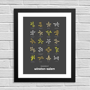 Schnittpunkte von Winston-Salem