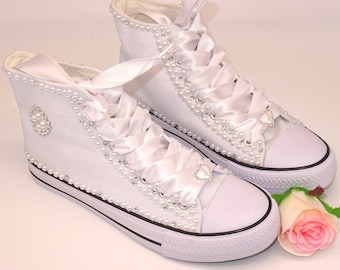 Brautschuhe Hochzeit Schuhe Sneaker Gr 36-46