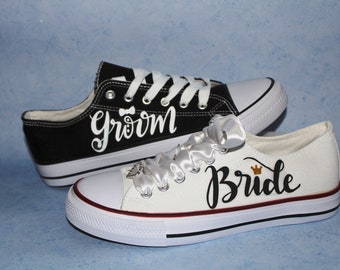 2 pairs of wedding shoes for him and her