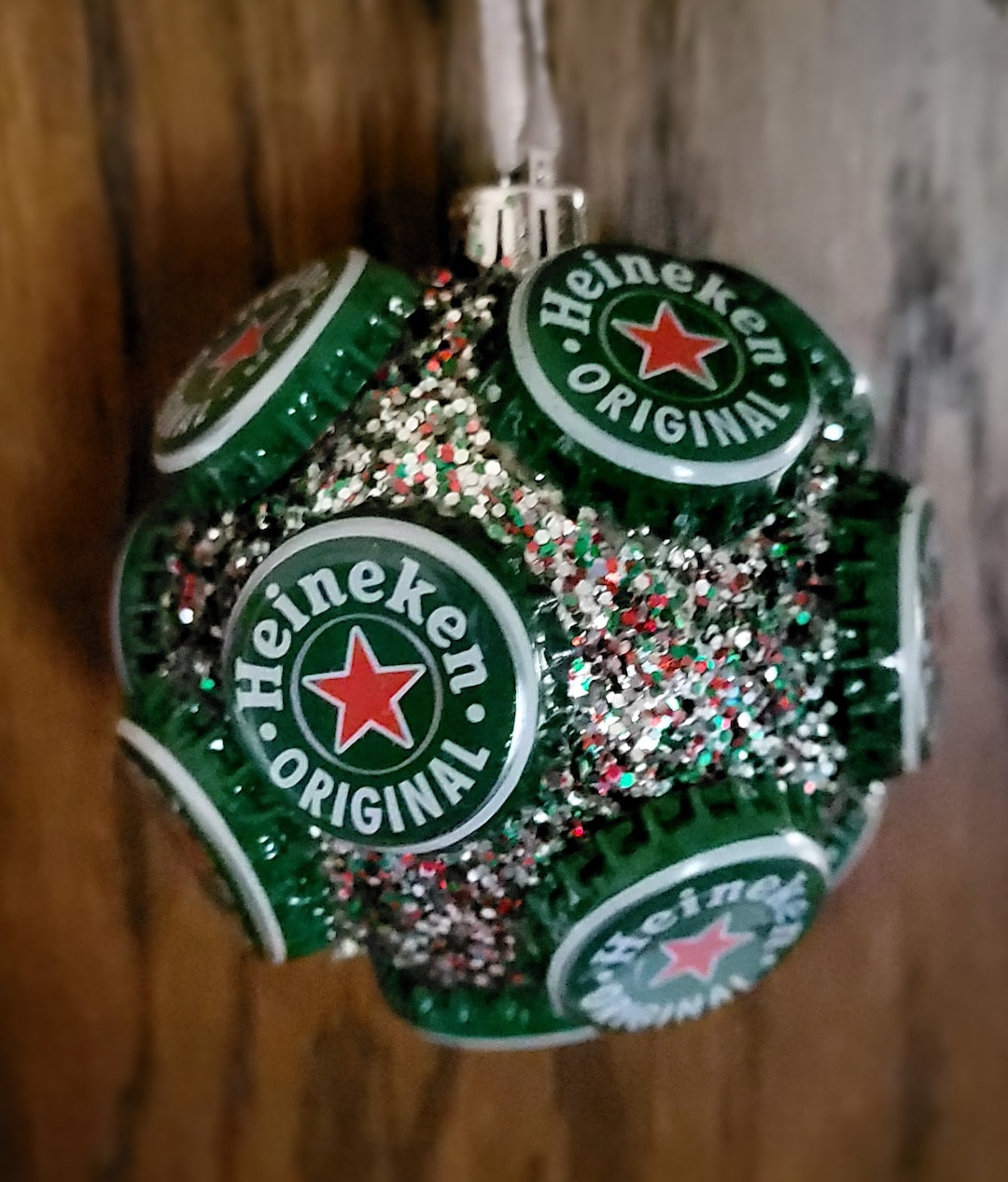 Heineken Beer Bottle Cap Christmas Ornament Etsy
