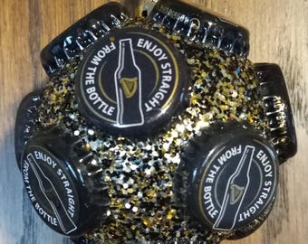 Guinness Beer Bottle Cap Christmas Ornament
