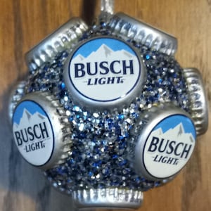 Busch Light Beer Bottle Cap Christmas Ornament - Etsy