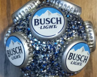 Busch Light Beer Bottle Cap Christmas Ornament