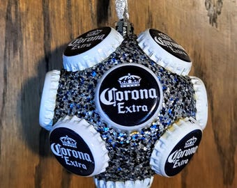 Corona Beer Bottle Cap Christmas Ornament