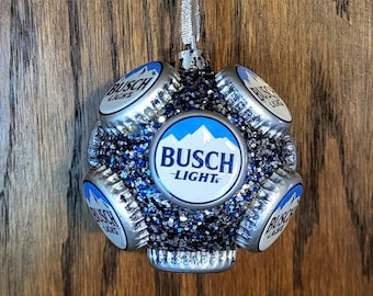 Busch Light Beer Bottle Cap Christmas Ornament - Etsy