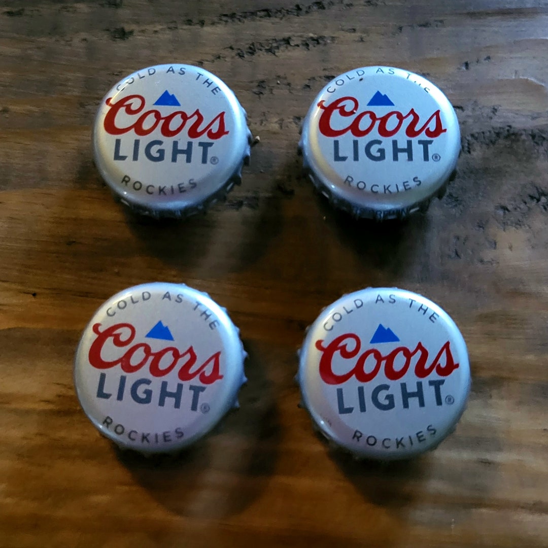 Coors Light Beer Bottle Cap Refrigerator Etsy